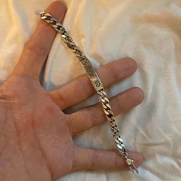 GucciGhost chain bracelet in silver - Picture 3 of 6